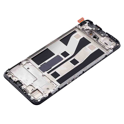 For OPPO A74 5G LCD Assembly with Frame Black(Refurbished)(SKU:1497138)