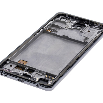 For Samsung Galaxy A72 4G/A7254G OLED Assembly With frame / black  / Orignal display window/A+A (Aftermarket Plus)(SKU:1530830)