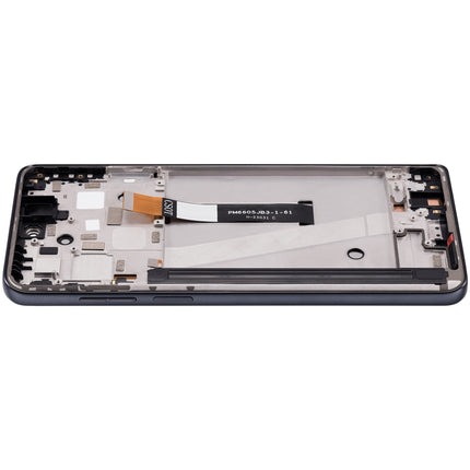 For Motorola G Stylus 2023 5G LCD assembly With Frame Black Refurbished (SKU:1563426)