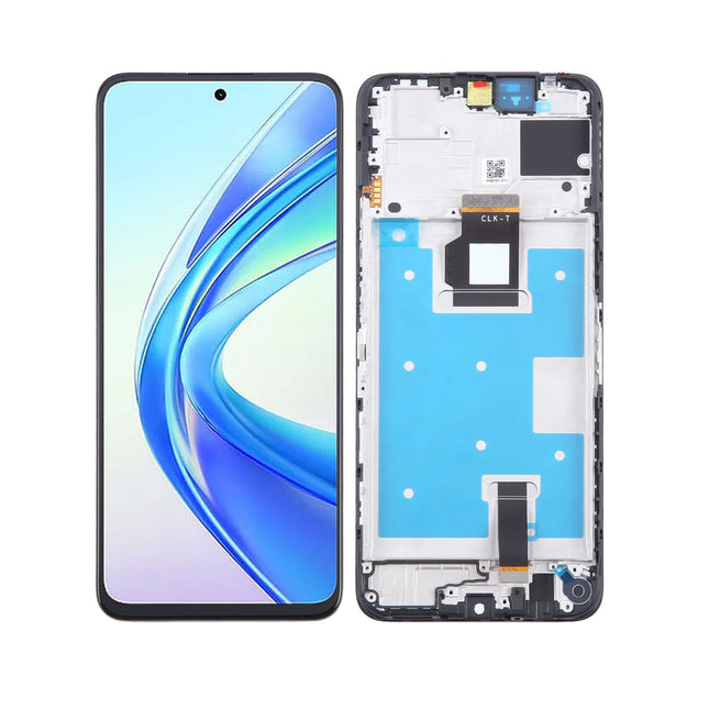 For Honor X7b LCD Assembly With Frame Black (Premium OEM)(SKU:1554294)