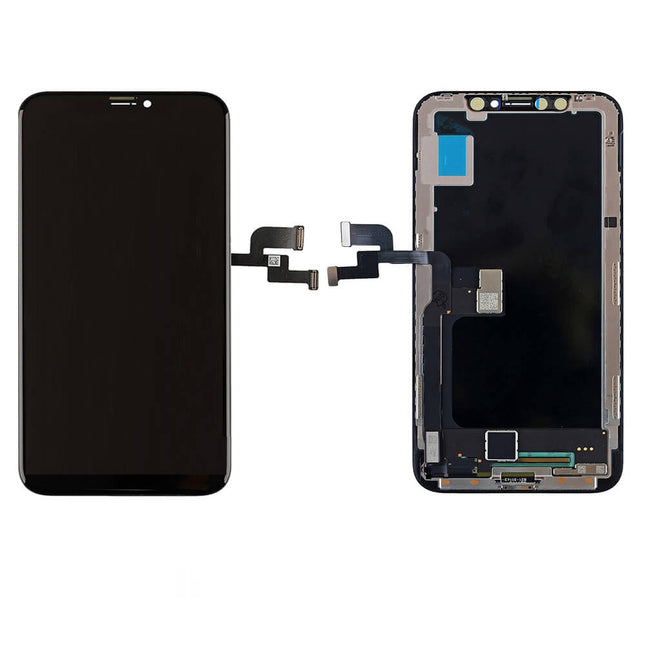GX * For iPhone X OLED Assembly / Hard OLED Black (Aftermarket Plus)(SKU:1451712)