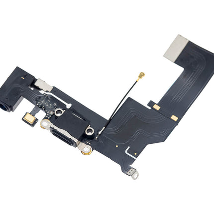 For iPhone SE Charge Port Flex Cable/Earphone Flex Cable Black(Refurbished)(SKU:1089667)