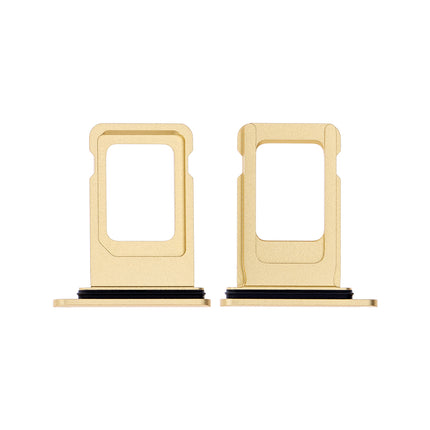 For iPhone XR Sim Card Tray/Single Card Yellow(Premium OEM)(SKU:1091413)