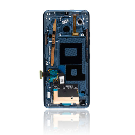For LG G7/G7 ThinQ/G7 One LCD Assembly with Frame Blue(Refurbished)(SKU:1479806)