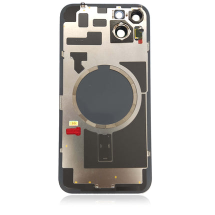 For iPhone 14 Plus Lens for back cover With bracket and back camera lens / Magnetic White (Aftermarket Plus)(SKU:1506294)