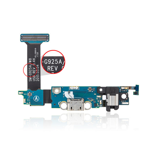 For Samsung Galaxy S6 Edge/G925/G925A | Charge Port Flex Cable | (Premium OEM)