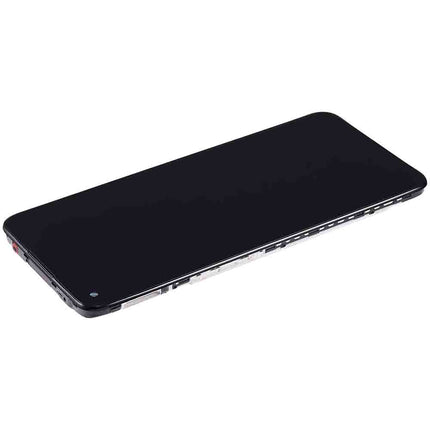 For OPPO A76 LCD Assembly With Frame Black(Refurbished)(SKU:1528419)