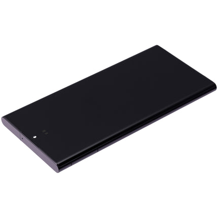 For Samsung Galaxy S22 Ultra 5G U edition 5G / OLED assembly With frame / black  (Refurbished)(SKU:1502305)