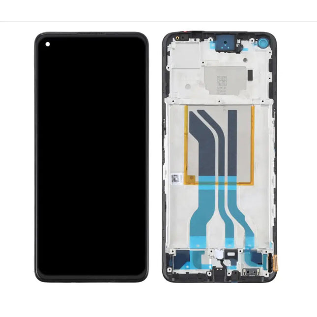 For Realme GT Neo 3T LCD Assembly With Frame | Black(Refurbished)