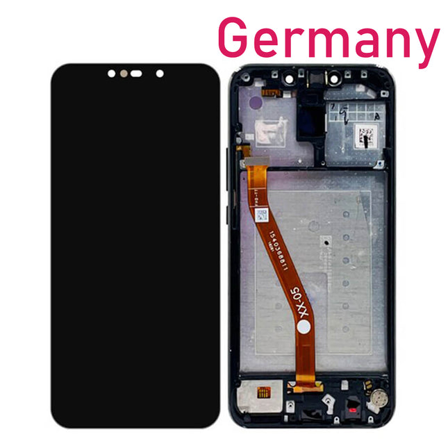 For Huawei Mate 20 Lite LCD Assembly With Frame | Black (Refurbished)***DE Warehouse***