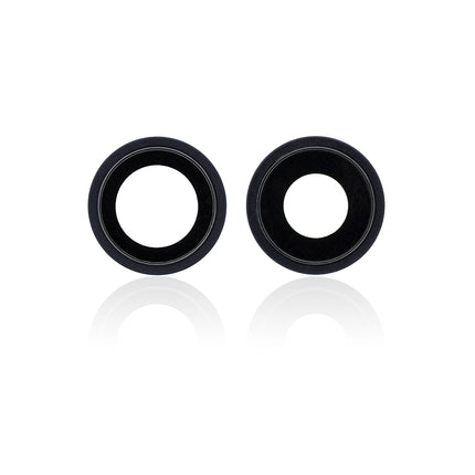 For iPhone 12 Mini Camera Lens With Frame/Sticker Black(Premium OEM)(SKU:1430908)