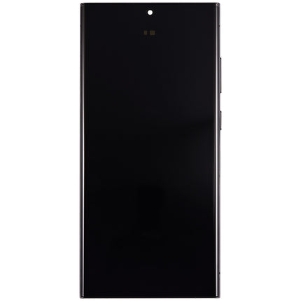 For Samsung Galaxy S23 UltraU version OLED Assembly With frame / black /Big display window (Aftermarket Plus)(SKU:1557417)