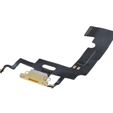 For iPhone XR Charge Port Flex Cabe Yellow(Premium OEM)(SKU:1479380)
