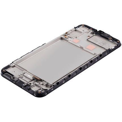 For Samsung Galaxy A24 4G OLED Assembly With Frame / Black (Aftermarket Plus)(SKU:1530294)