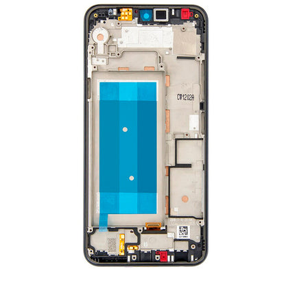 For LG Q60 LCD Assembly With Frame/Single Card Black(Refurbished)(SKU:1337286)