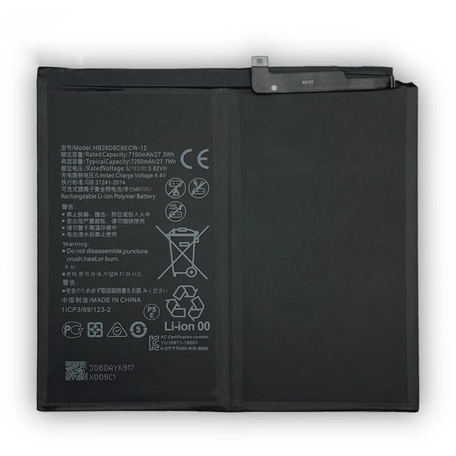 For Huawei MatePad Pro (MatePad 10.4) Battery  | Code : HB28D8C8ECW-12