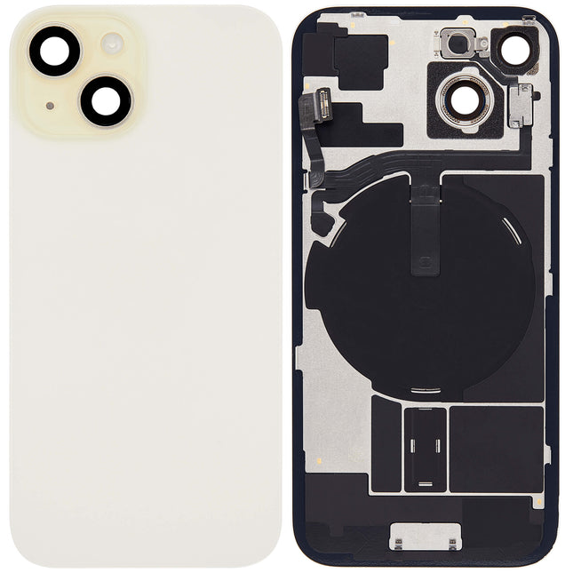 For iPhone 15 Lens for back cover With bracket and back camera lens / Magnetic | Yellow (Aftermarket Plus)