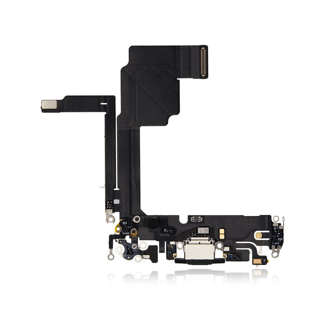 For iPhone 15 Pro Charge Port Flex Cable | Black (Premium OEM)