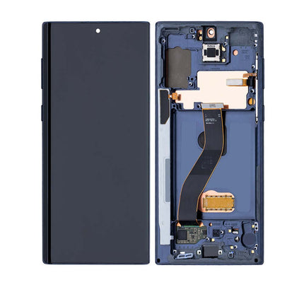 For Samsung Galaxy Note 10/N970F | LCD Assembly With Frame | Blue(Refurbished)