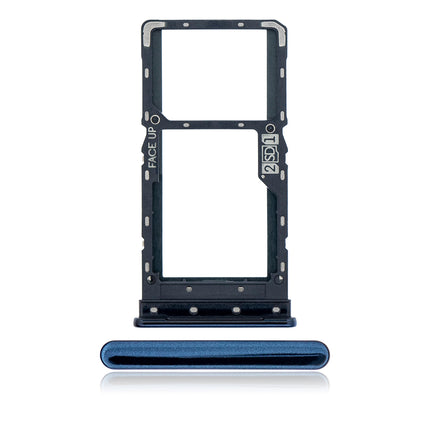 For Motorola G9 Plus Sim Card Tray | Sim Card Holder/Dual Sim Card | Blue (Premium OEM)