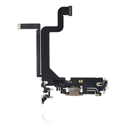 For iPhone 14 pro max | Charge Port Flex Cable | Gold(Premium OEM)