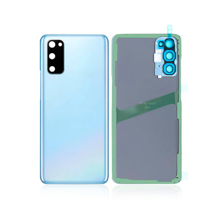 For Samsung Galaxy S20 5G | Back Cover With Camera Cover(No Logo) | Blue(Aftermarket Plus)