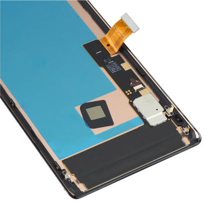 For Google Pixel 6 Pro OLED assembly With Installed Frame Black(Refurbished)(SKU:1497052)