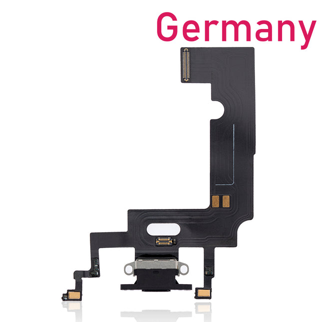 For iPhone XR Charge Port Flex Cable Black (Premium OEM)***DE Warehouse***