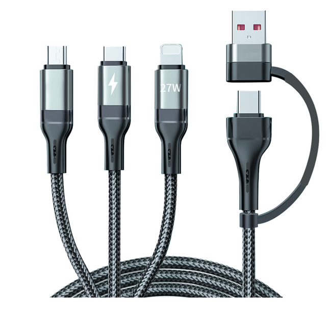 ZE-V325 Fast Charging Cabl 6A 120W / PD 27W / C to C 100W /Type C 100W High-density woven material