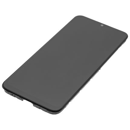 For Motorola E7i Power LCD Assembly with Frame Black(Refurbished)(SKU:1498803)