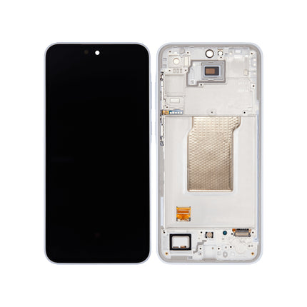 For Samsung Galaxy A35 5G OLED assembly with Frame Blue (SKU:1565287)