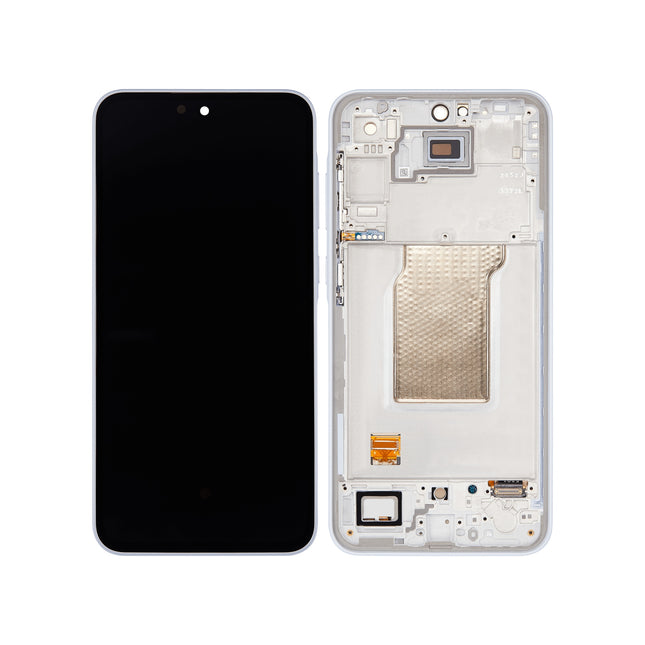 For Samsung Galaxy A35 5G OLED assembly with Frame Blue (SKU:1565287)