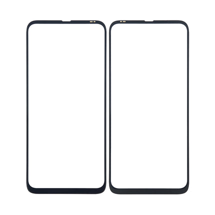 For Motorola One Fusion+ Front Glass Lens With OCA Black(Aftermarket Plus)(SKU:1494481)
