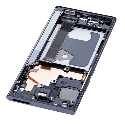 For Samsung Galaxy Note 20 Ultra OLED assembly With Frame/Black Gray(Refurbished)(SKU:1464018)