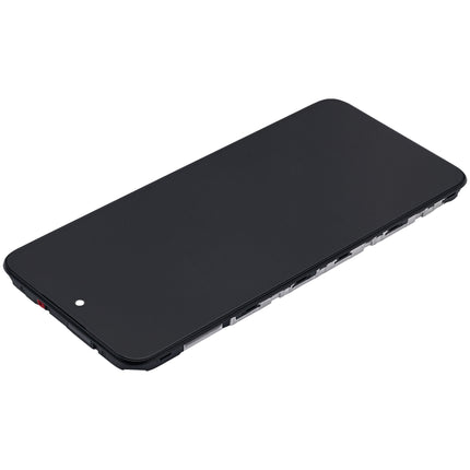 For Motorola G53 LCD Assembly With Frame Black(Refurbished)(SKU:1528825)