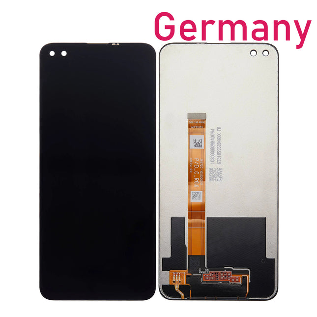 For OPPO Reno4 Z 5G LCD Assembly | Black (Refurbished)***DE Warehouse***