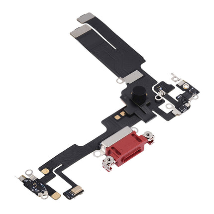 For iPhone 14|Charge Port Flex Cable|Red(Premium OEM)(SKU:1500538)