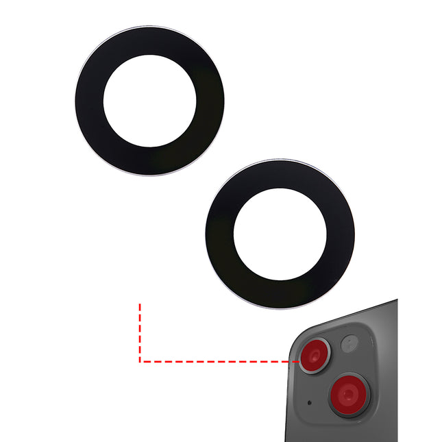 For iPhone 14 | Camera Lens With Sticker (Premium OEM)