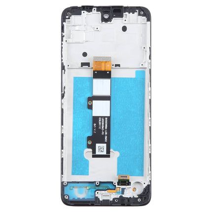 For Motorola E32s LCD Assembly With Frame Black (Refurbished)(SKU:1553642)