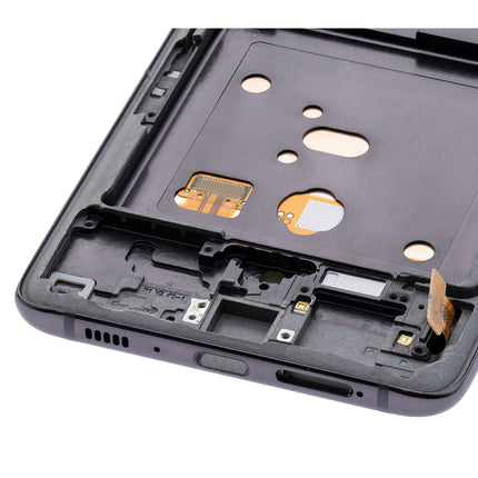 For Samsung Galaxy A80/A805F 4G / OLED assembly With frame / black  (Refurbished)(SKU:1479503)