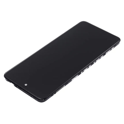 For Motorola G51 5G LCD Assembly With Frame Black(Refurbished)(SKU:1506546)