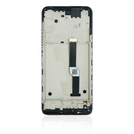 For Motorola One Fusion+ LCD Assembly with Frame Black(Refurbished)(SKU:1482752)
