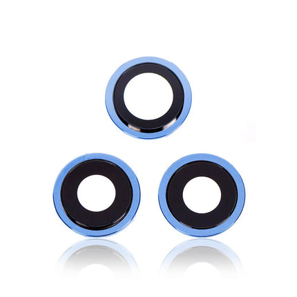 For iPhone 12 Pro Camera Lens With Frame/Sticker Blue(Premium OEM)(SKU:1430916)