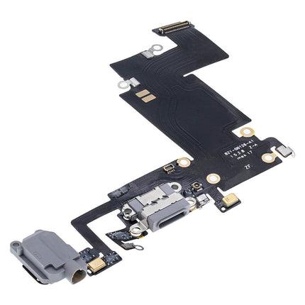 For iPhone 6s Plus Charge Port Flex Cable/Earphone Flex Cable Black(Aftermarket)(SKU:1077502)