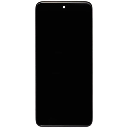 For Motorola G55 5G LCD assembly With Frame Black Refurbished (SKU:1563102)
