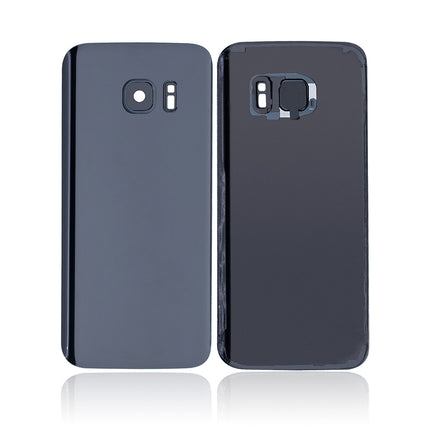 For Samsung Galaxy S7/G930 Back Cover With Camera Cover(No Logo) Black(Aftermarket Plus)(SKU:1087196)