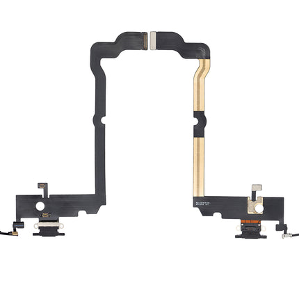 For iPhone Xs max Charge Port Flex Cabe Black(Premium OEM)(SKU:1337197)