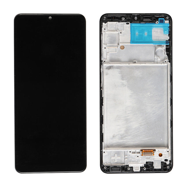 For Samsung Galaxy A22 4G | LCD Assembly With Frame | Black(Premium OEM)