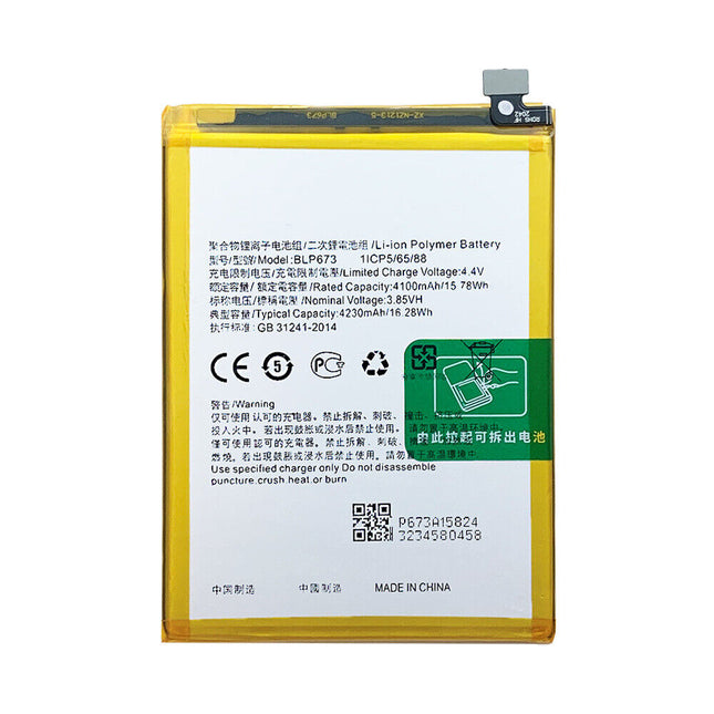 For OPPO A5 Battery (Premium OEM)