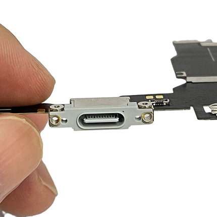 For iPhone 15 Charge Port Flex Cable Black (Premium OEM)(SKU:1529194)